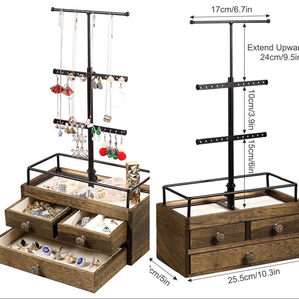 Jewelry Organizer Tower Stand